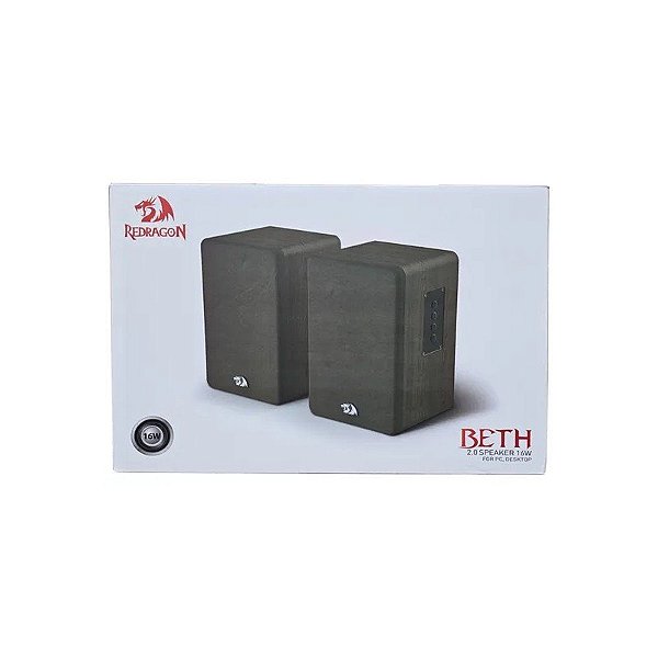 Caixa de Som Redragon Beth 2.0 16W GS816 - Preto