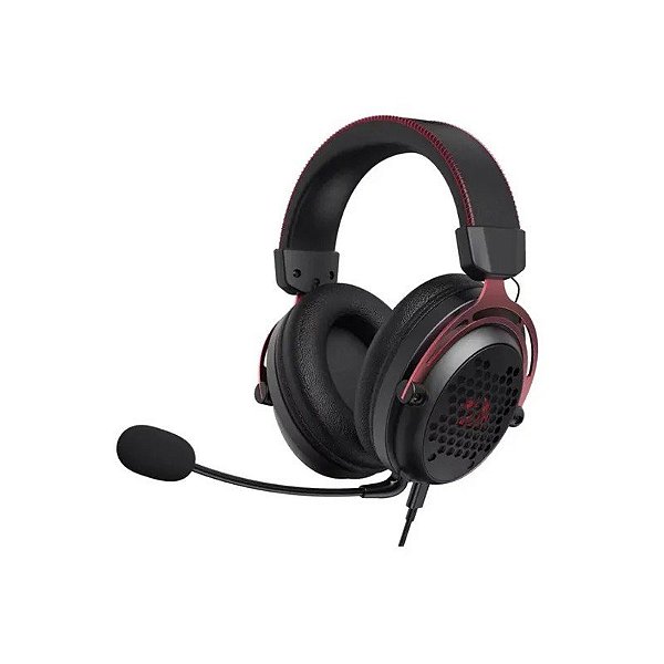 Fone de Ouvido Gamer Redragon H386 Diomedes Jack 3.5 MM USB - Preto