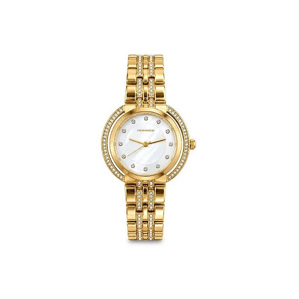 Relógio Analógico Feminino Hummer WH2-224637 Dourado