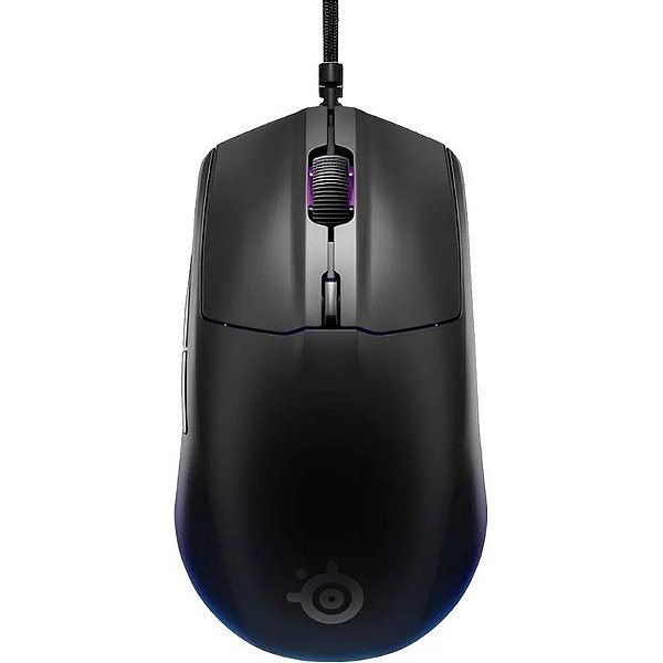Mouse Gamer SteelSeries Rival 3 Gen 2 RGB 62702 - Preto (Com Fio)