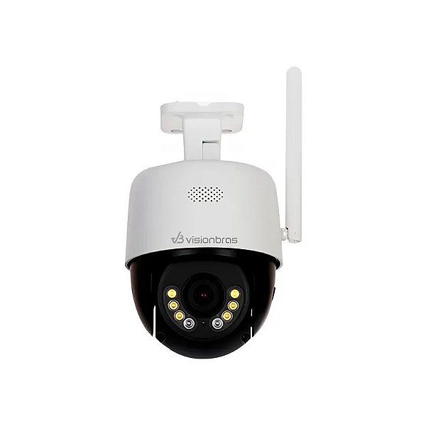 Câmera IP Visionbras Full Color VB-WB30-Fca 3MP 360° Wi-Fi - Branca