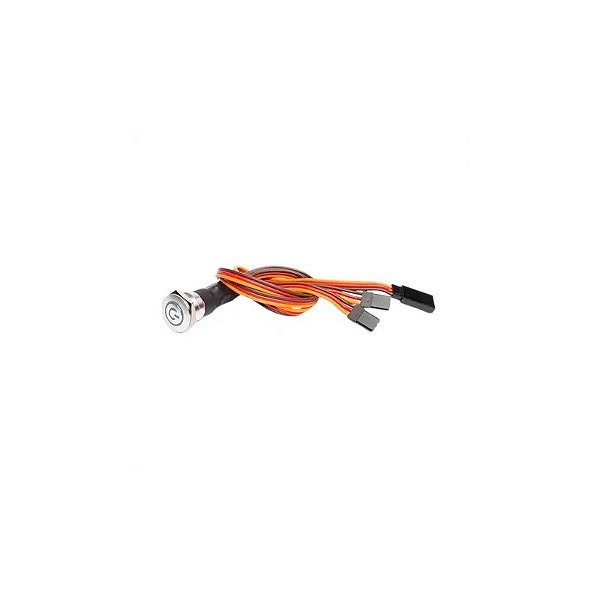 Interruptor Spektrum Botão Ligar/Desligar com LED (Liga/Desliga) SPM9151