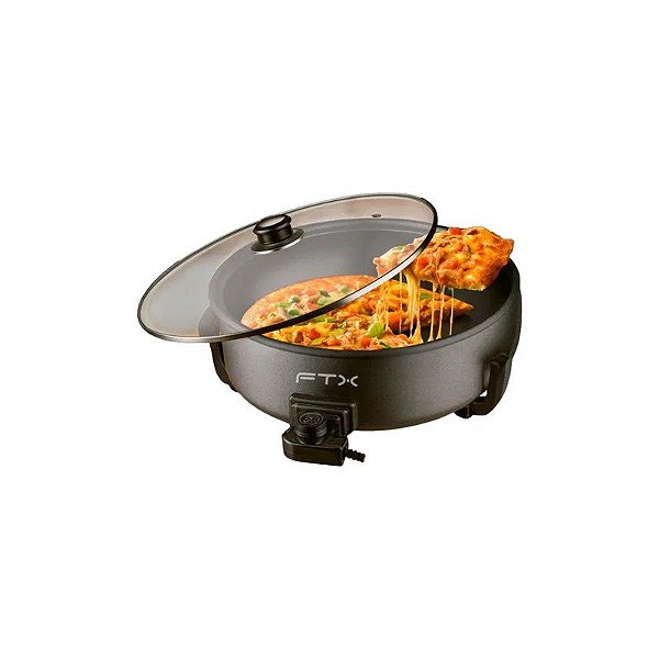 Panela e Frigideira Elétrica FTX FTXPT-09 - 1500W - 6L - 220V 50/60HZ - Preto