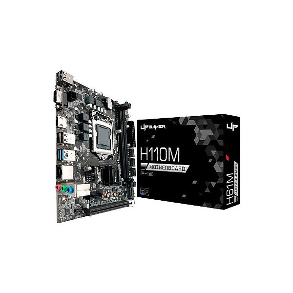 Placa Mãe Gamer Up H110MDR4 DDR4 Soquete LGA 1151 Chipset Intel H110 Micro ATX