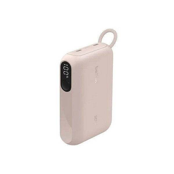 Carregador Portátil Belkin Boostcharge 10K com Visor Areia - BPB027FQSD
