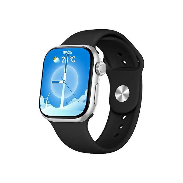 Relógio inteligente FTX A10 Pro FTXA10P-SVB - Bluetooth - 48MM - Preto e Prata