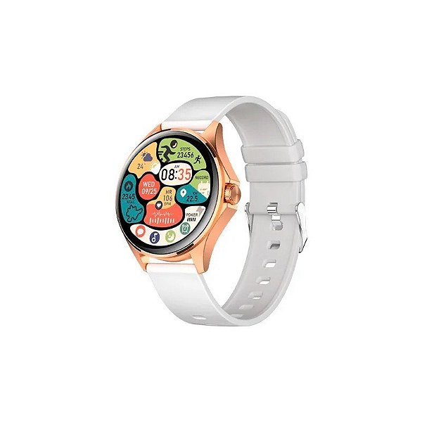 Relógio Inteligente FTX FTXAM12-RGW - Bluetooth - Rosa Dourado e Cinza