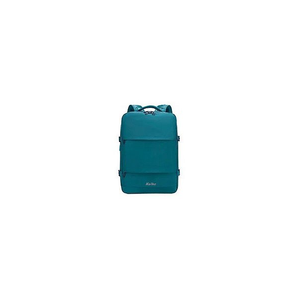 Mochila Antirroubo para Notebook Kolke KVM-654 17" - Azul Escuro + Porta USB
