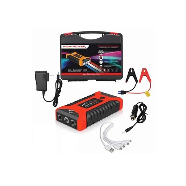 Kit de Partida Portátil para Carro JX27 de Alta Potência com 20000MAH