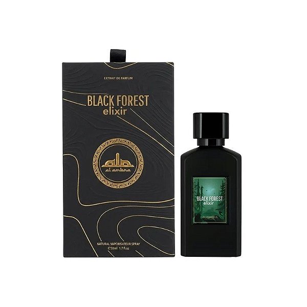 Perfume Al Ambra Black Forest Elixir Eau de Parfum Masculino - 50ML