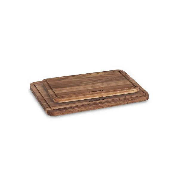 Tabuleiro de Corte Cuisinart CBAW-2PC Acácia 17X12 e 15X10