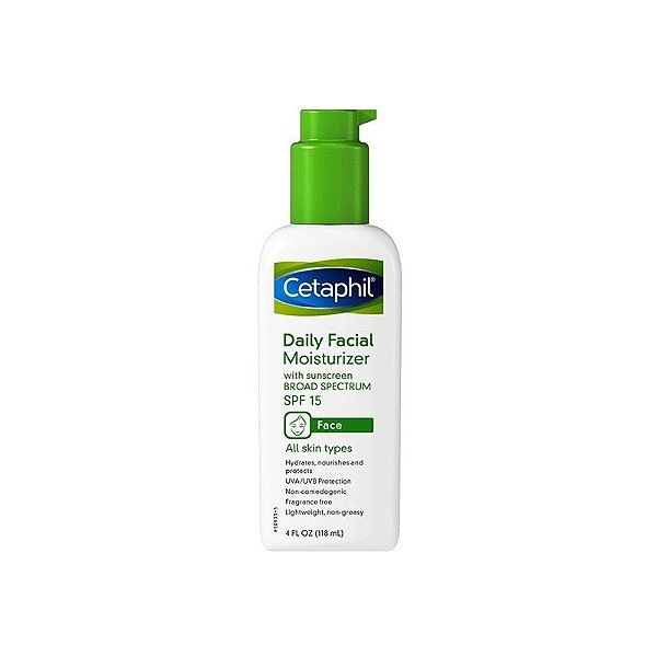 Protetor Solar Cetaphil Hidratante Facial Diário FPS15 188mL