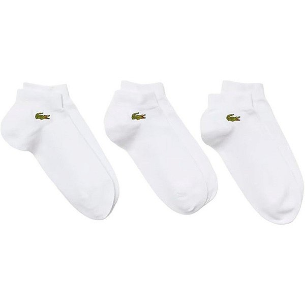 Meias Lacoste Socket RA4183 23 Z92 - Masculino (3 Pares)
