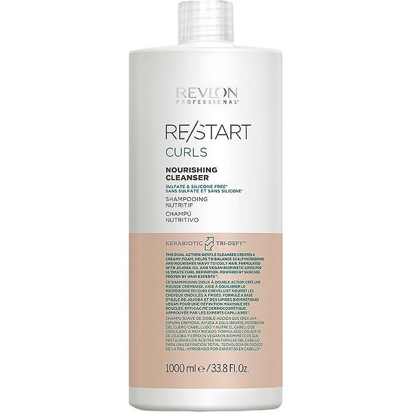 Xampu Revlon Re/Start Curls Nourishing Cleanser - 1L