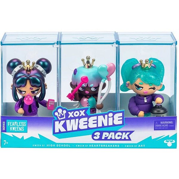 Kit de Boneca Moose Xox Kweenie Fearless Kweens (3 peças) - 30472