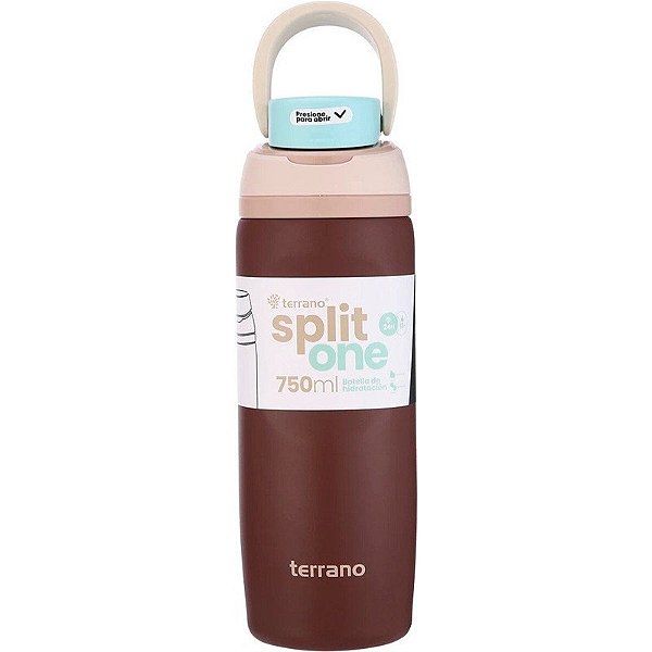 Garrafa Térmica Terrano Split One 750mL 2114005 - Marrom
