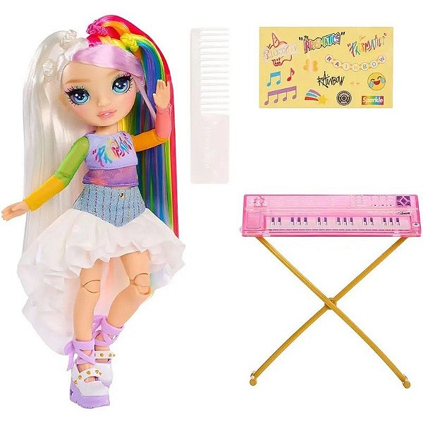 Boneca Amaya Raine The Jr. Rock Band Rainbow High - 565772