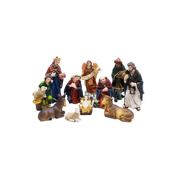 Presépio Figuras do Nascimento 11 Peças 13cm