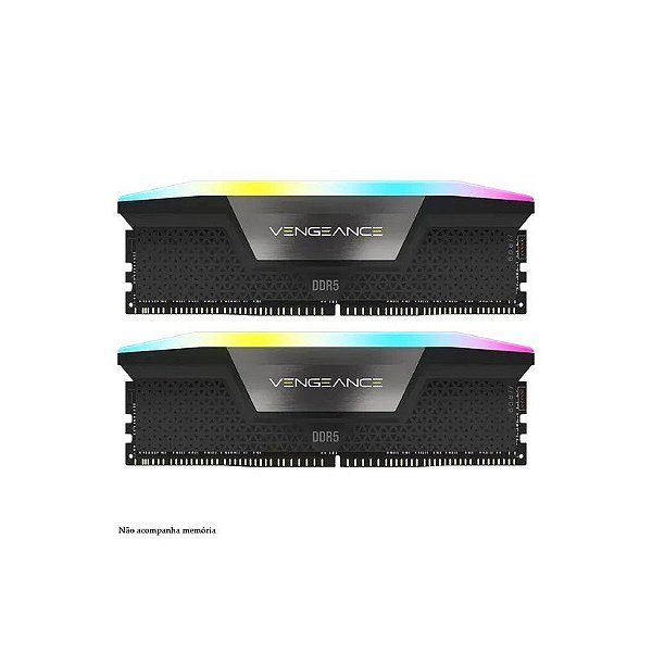 Kit de Memória Ram Corsair Vengeance RGB DDR5 - CMHLEKIT2-D5 (Kit 2 Módulos Estético)