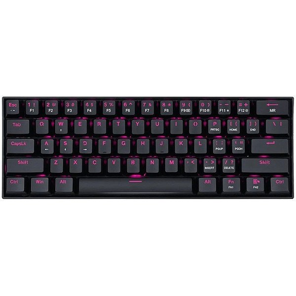 Teclado Gamer Redragon DragonBorn K630 Preto (Inglês com Fio)