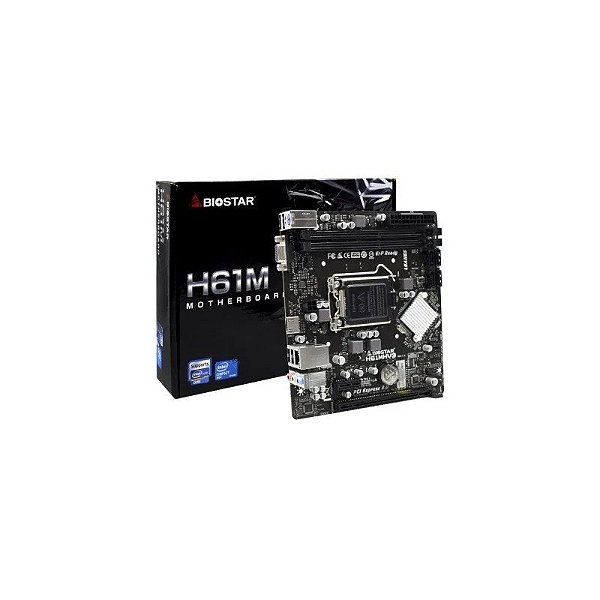 Placa-mãe MB 1155 Biostar H61MHV3 DDR3/ VGA/ HDMI/ USB2.0/ Lan