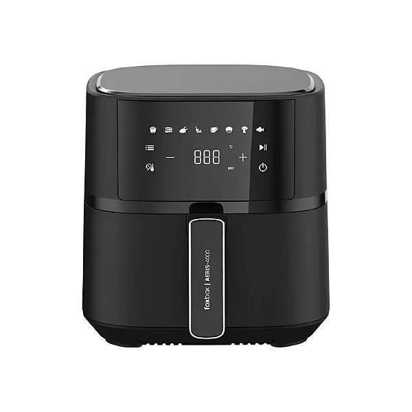 Fritadeira Elétrica Air Fryer Foxbox Aeris 4000 1500 W 110V - Preto 4L