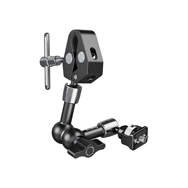 Braço Articulado Smallrig Magic Arm com Braçadeira Tipo Caranguejo - Preto 18 cm (5310)