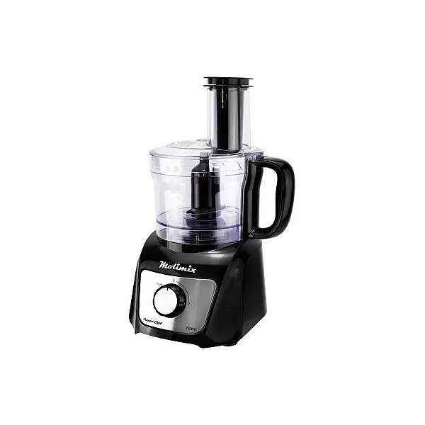Multiprocessador de Alimentos Molimix Power Chef MMP-750 - 750W - 1L - 4 Em 1 - 220V - Preto