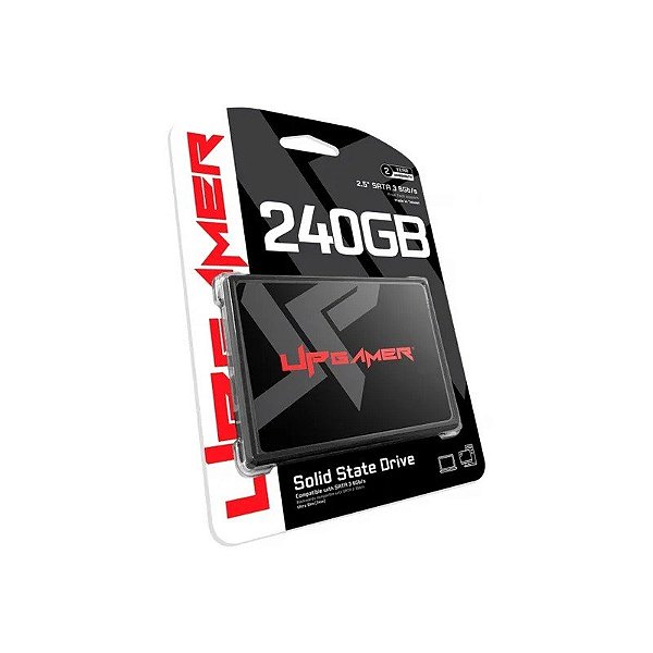 SSD Up Gamer UP500, 240GB, 2,5 polegadas, SATA 3, Leitura de até 500MB/s, Gravação de até 450MB/s