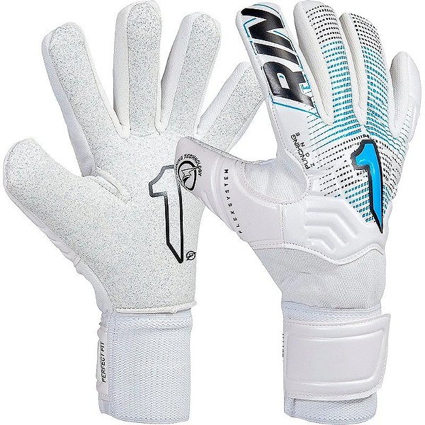 Luva de Goleiro Infantil Rinat Egotiko Stellar Turf Training Inf - Branco