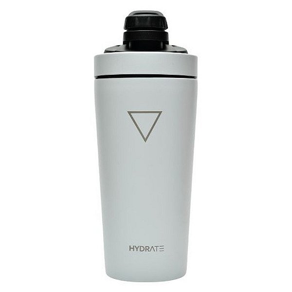Garrafa Térmica ydrate Shake & Go Branca - 591mL