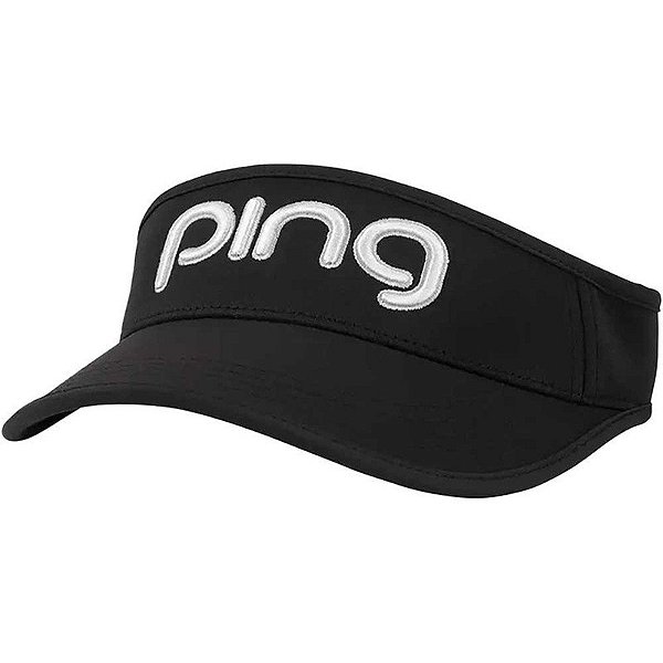 Viseira Ping Tour Ladies Sport Visor 35266-98 Preto/Branco - Feminino