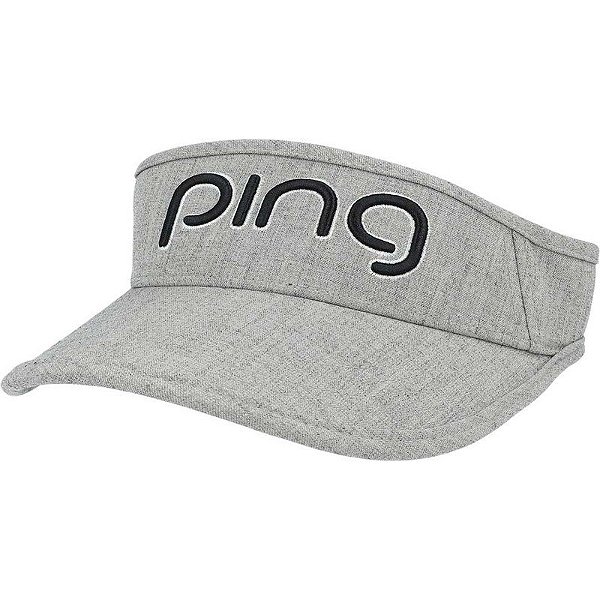 Viseira Ping Tour Ladies Sport Visor 35266-99 Cinza/Preto - Feminino