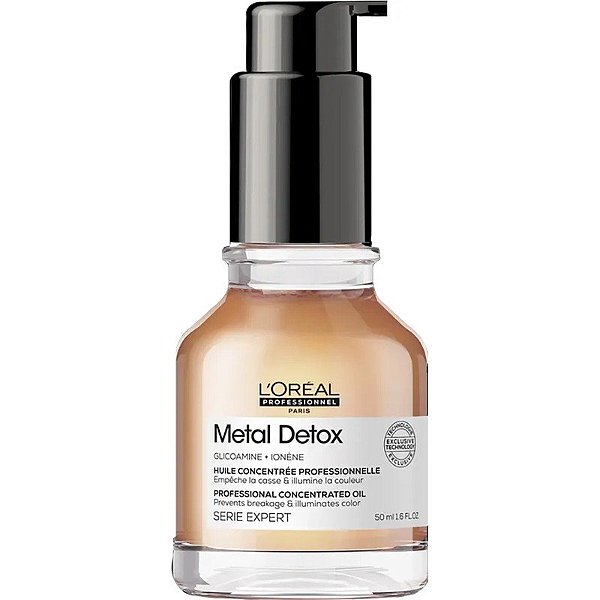 Óleo Capilar L'Oréal Professionnel Serie Expert Metal Detox Oil Concentré - 50mL