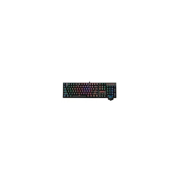 Teclado Gamer Mecânico Redragon K582RGB Surara USB / RGB / Inglês - Preto