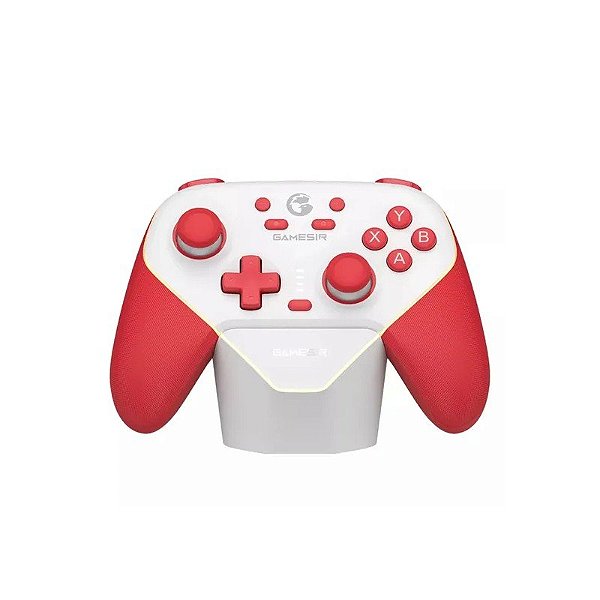 Controle Gamesir Super Nova T4N Pro com Base Vermelha PC/ SW/ SW2/ And/ Ios/ Ste