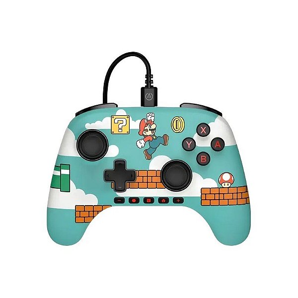 Controle Powera para Nintendo Switch 2 USB - Tempo Mario (PWA-A-15351)