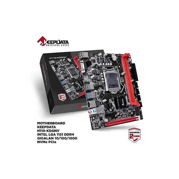 Placa-mãe MB 1151 Keepdata H110-KDGNV DDR4/HDMI/VGA/M.2