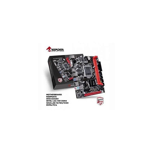 Placa-mãe MB 1151 Keepdata H110-KDGNV Giga/Nvme/DDR4/HDMI