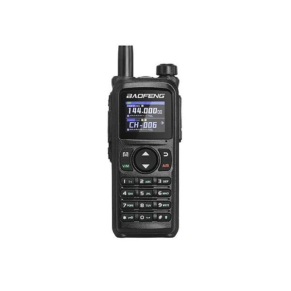 Walkie Talkie Baofeng UV-28 - Banda Dupla - 10W - 999 Canais - Preto