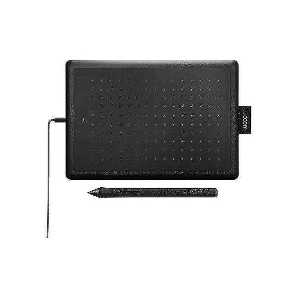 Tablet Gráfico Wacom CTL-472 One Pequeno 7" - Preto/Vermelho