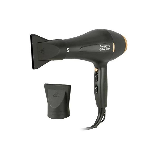 Secador de Cabelo Smartfy Preto SM04 3000W 220V - Preto
