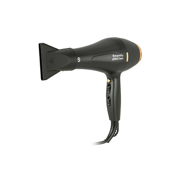 Secador de Cabelo Smartfy Preto SM04 - 3000W - 220V / 50-60Hz - Preto