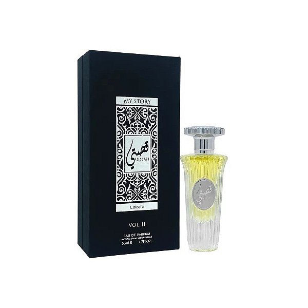 Perfume Lattafa Qissati MY Story Vol. II Eau de Parfum Masculino - 50 ml