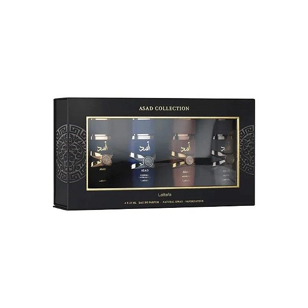 Kit Perfumes Lattafa Asad Collection Edp Masculino - 4x25ml