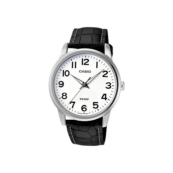 Relógio Analógico Casio Vintage LTP-1303L-7BVDF - Prata/Preto