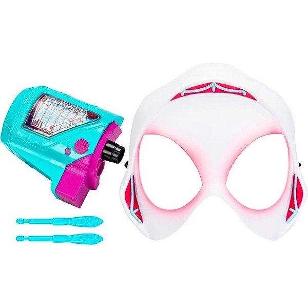 Lançador de Dardos Nerf Spider-Man Spider-Gwen Web-Shot Slinger - Hasbro F3843
