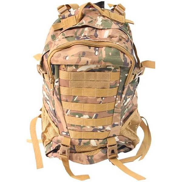 Mochila Tática Doberman 510440 35L Bravo Camuflada