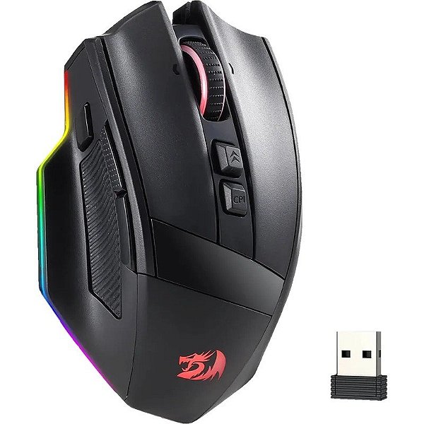 Mouse Gamer Redragon Rind M813RGB-PRO (Sem Fio)