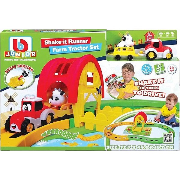 Conjunto de Trator Agrícola Shake-It Runner BBJunior - 16-88619